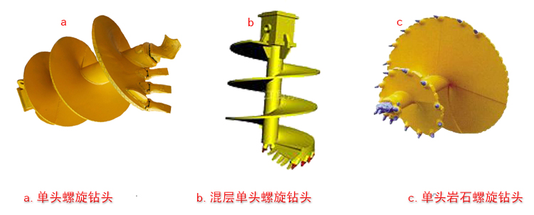 SSA旋挖钻机钻头的三种类型图片
