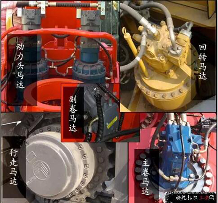旋挖钻机液压系统主要配件